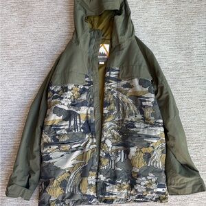 Burton Green and Gray Ski & Snowboard Jacket